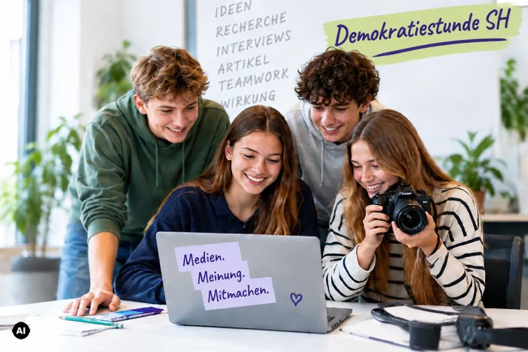 Bild: Online-Schülerzeitungen: perfekt für die Demokratiestunde in SH