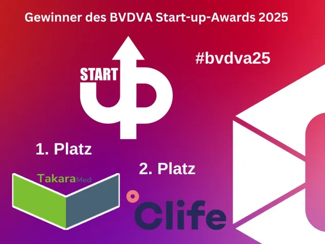 Gewinner des BVDVA Start-up-Awards 2025 Bild: Gewinner des BVDVA Start-up-Awards 2025