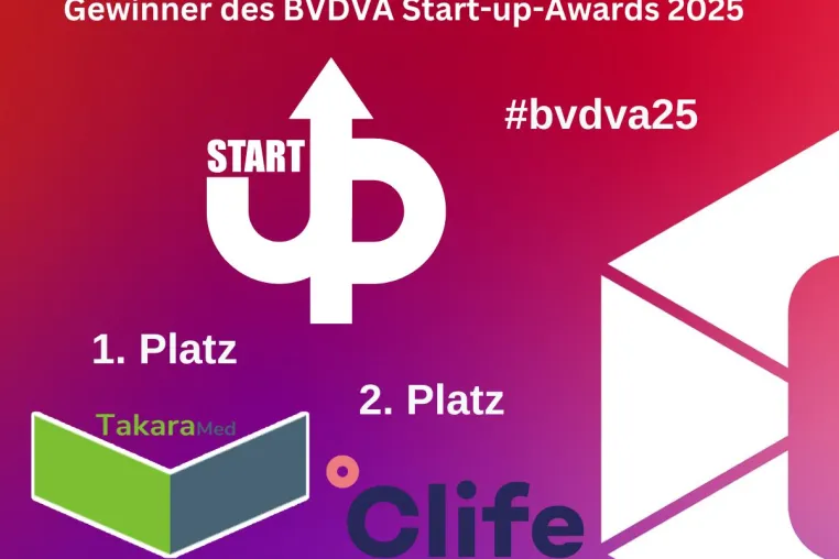 Bild: Gewinner des BVDVA Start-up-Awards 2025