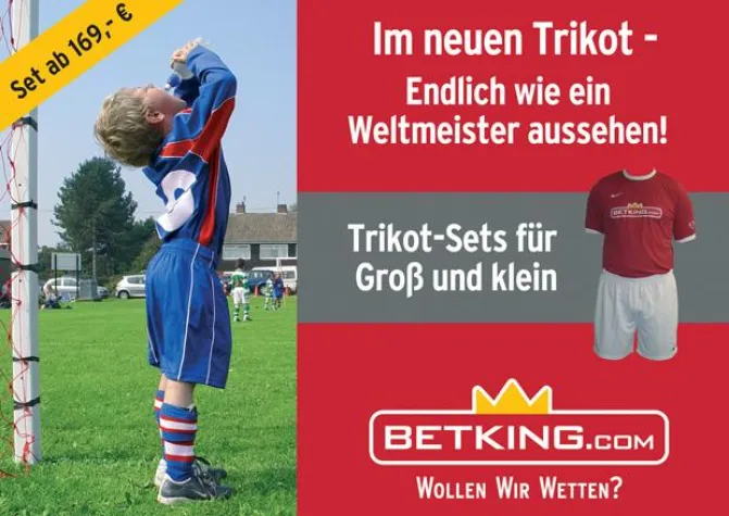 Fußball-Trikots zum Superpreis Bild: Fußball-Trikots zum Superpreis