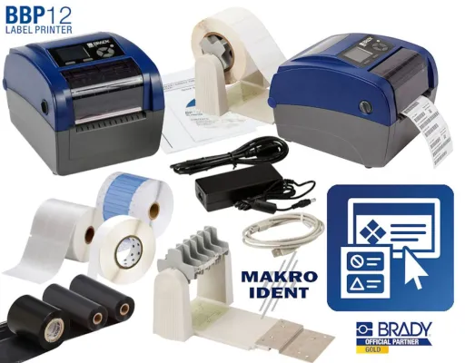 Bild: Brady BBP12: Kompakter Etikettendrucker für Industrie- und Laboranwendungen 
