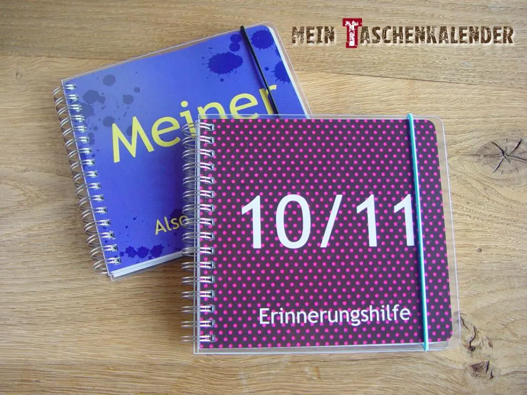 Der Terminkalender für die Tasche - direkt online selbst gestalten