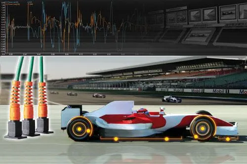 Bild: Formel 1 Team setzt auf Steckverbinder von BTR NETCOM