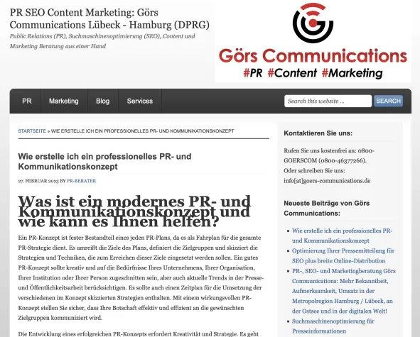 Bild: Wie erstelle ich ein professionelles PR- und Kommunikationskonzept (Teil 1)