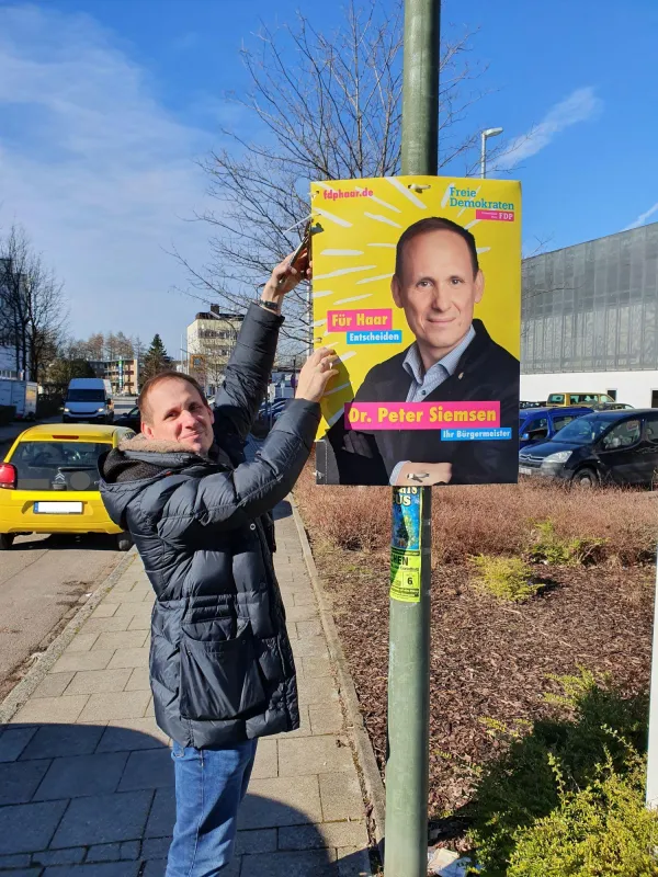 Nach dem politischen Sturm aus Thüringen rüsten sich die Haarer Liberalen gegen Orkantief „Sabine“.