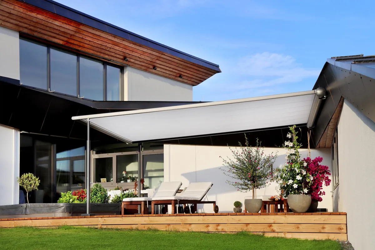 Die „pergola“ von markilux ist ein vielseitiges Markisensystem für kleine bis große Flächen.