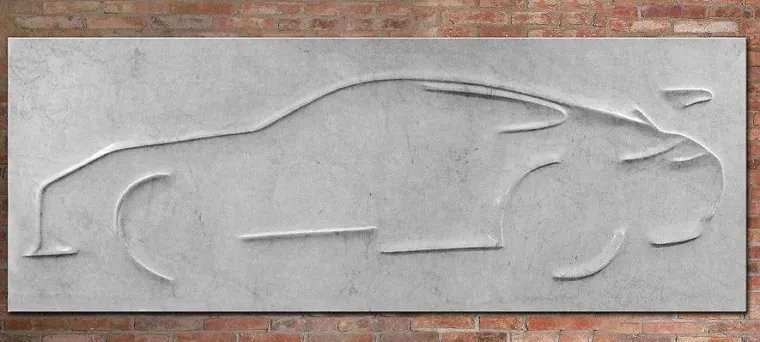Bild: Automobile Steinreliefs made in Germany