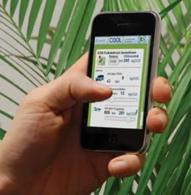 Bild: InNaTex Naturtextilmesse: Besucher können mit Smartphone CO2-Fußabdruck berechnen