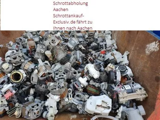 Bild: Die Schrottabholung in Aachen, die sogar noch Geld zahlt
