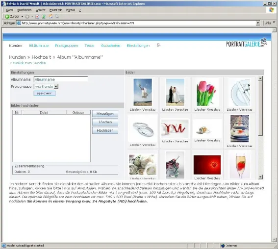 Bild: PORTRAITGALERIE.com: Neue Internet-Bildergalerie für Fotografen und Fotostudios