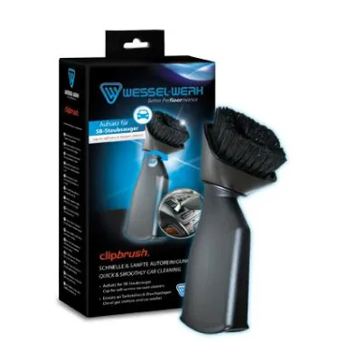 Bild: Auto-Innenrinigung ohne Kratzer - ClipBrush SB-Staubsauger-Aufsatz vereinfacht schonende Autopflege