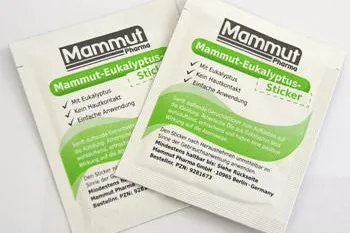 Bild: Unterstützung beim Durchatmen mit Mammut-Eukalyptus-Stickern.