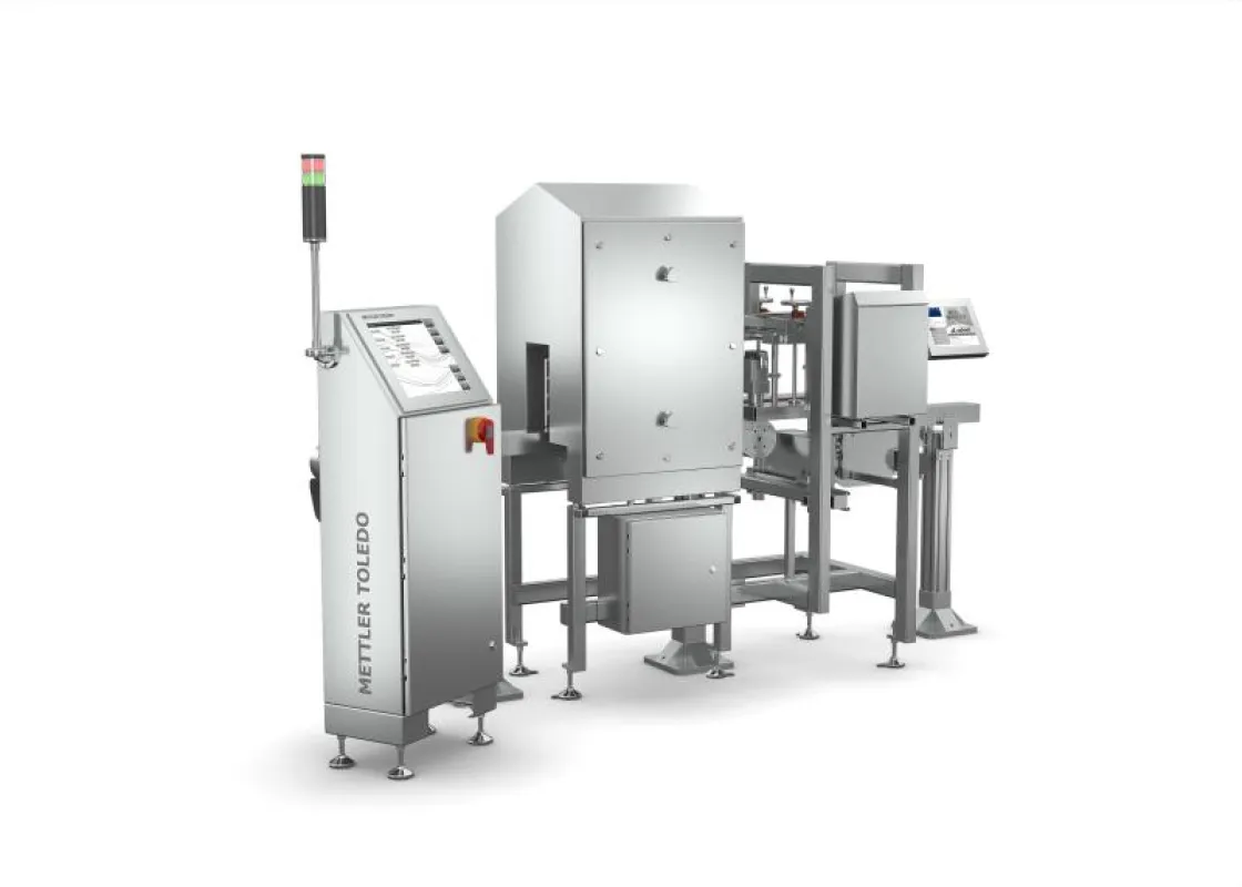 Das visuelle Inspektionssystem BMS mit 6 Kameras und Sidegrip-Funktion prüft Etiketten und Barcodes.