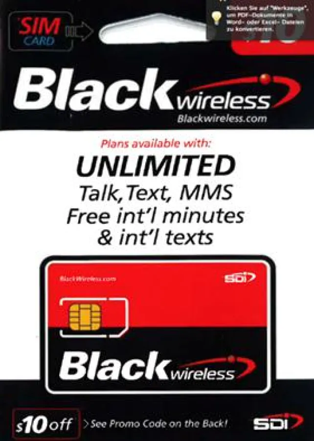 Black wireless - Produkt der Mox Tochter SDI