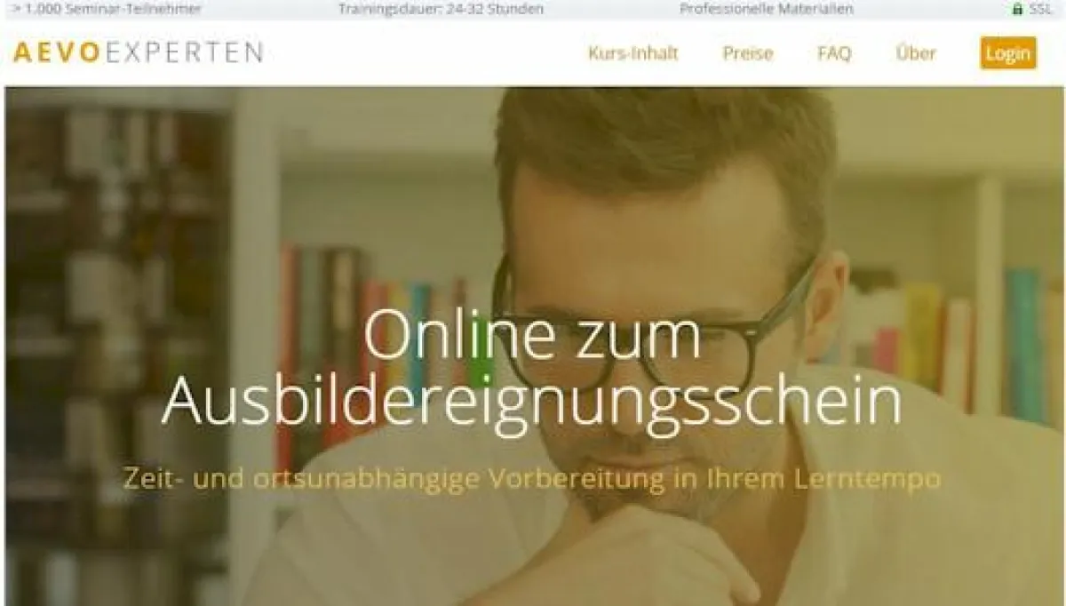 Vorbereitung auf die Ausbildereignungsprüfung per OnlineKurs