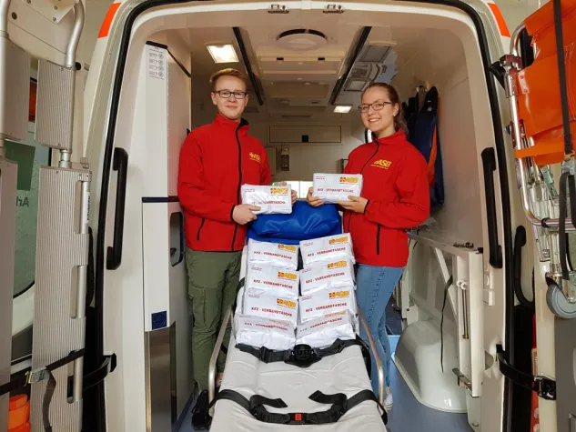 Bild: ASB Peine - Verbandtasche Tauschaktion