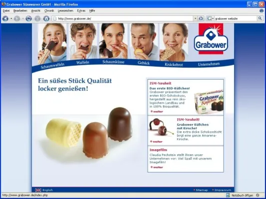 Bild: Auch im Medium Internet stets frisch: Virtuelle Küsse aus Grabow