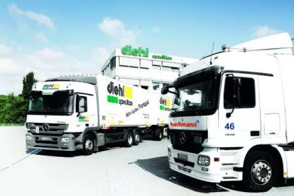 Bild: Hellmann UK startete Partnerschaft mit der Diehl Spedition am 1. Juni 2012
