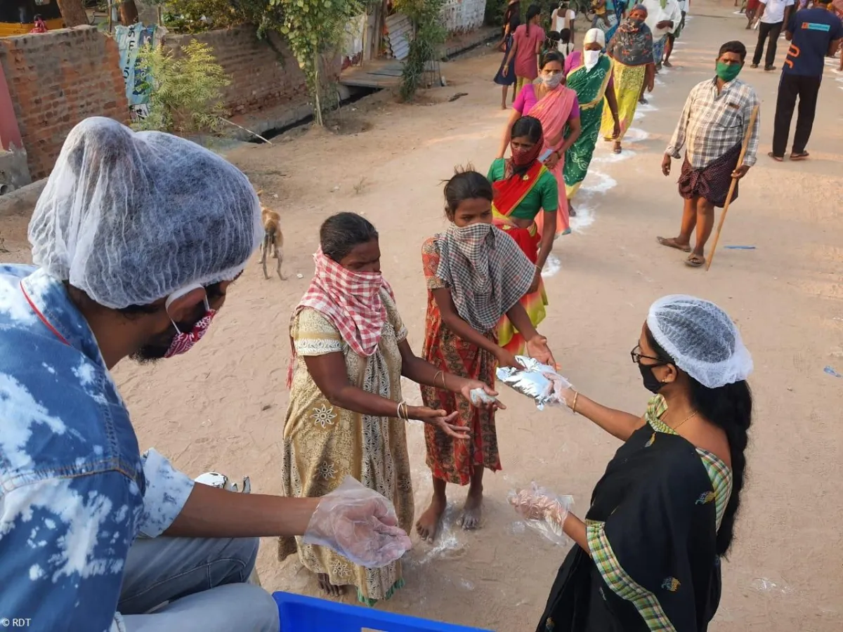 Coronaprävention in Indien