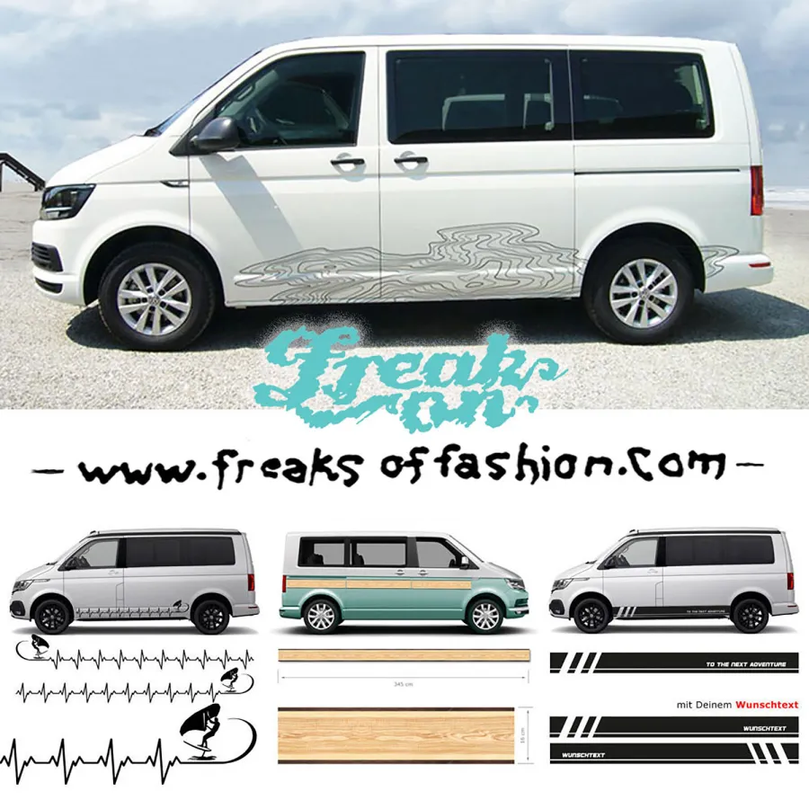 Seitenstreifen und Motiv Aufkleber von Freaks of Fashion (© Freaks of Fashion)