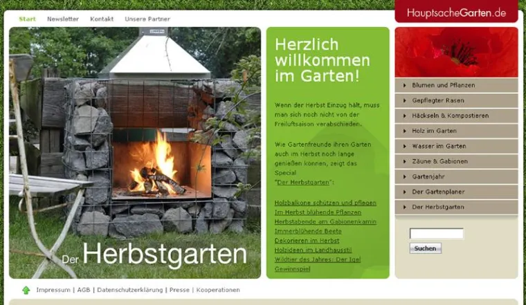 Bild: Die letzten Sonnenstrahlen im Garten genießen