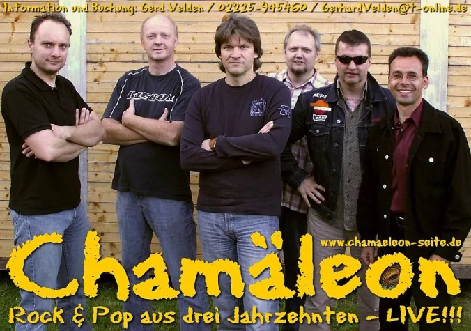 Bild: Chamäleon rockt am 21. Juni beim Tennensommerfest der Aktion Freizeit Behinderter in Köln-Rath