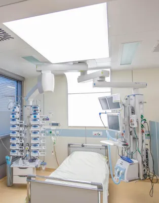 Bild: Biologisch wirksames Licht für Intensivbetten im Universitätsklinikum Erlangen