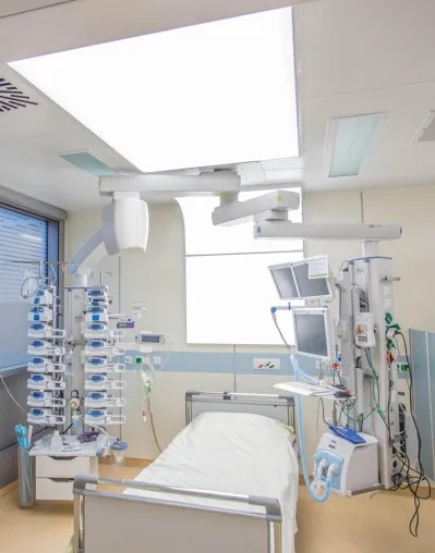 Bild: Biologisch wirksames Licht für Intensivbetten im Universitätsklinikum Erlangen