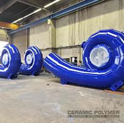 PROGUARD CN 200 für Spiralzuläufe von Francis-Turbinen – Wasserkraftwerk Fluss Louros/Griechenland Bild: PROGUARD CN 200 für Spiralzuläufe von Francis-Turbinen – Wasserkraftwerk Fluss Louros/Griechenland