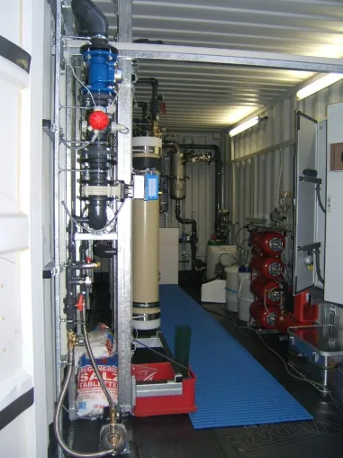 Bild: Ultrafiltration zur Trinkwasseraufbereitung für humanitäre, kommunale und militärische Einrichtungen
