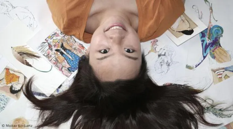 Bild: Malerin Moitao Kockartz aus Hongkong launcht neue Website: kunst-in-bildern