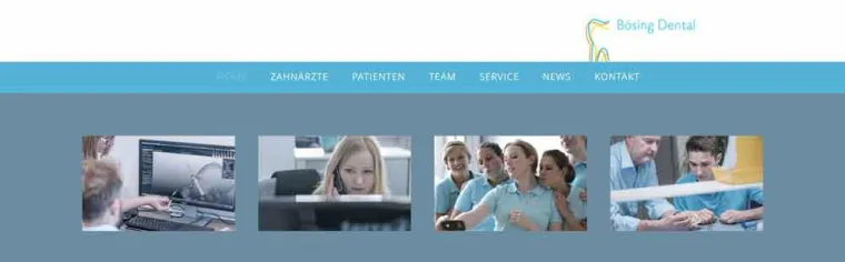 Bild: Bösing Dental mit neuer Website - jetzt auch unterwegs online