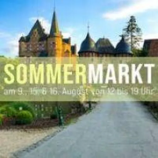 Bild: Sommermarkt auf Burg Satzvey auch im August