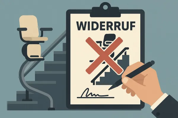 Neue Urteile stärken Verbraucherrechte bei Treppenlift-Verträgen Bild: Neue Urteile stärken Verbraucherrechte bei Treppenlift-Verträgen