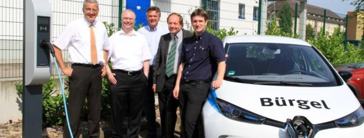 Eröffnung der Ladestation bei Fa. Bürgel in Nienburg