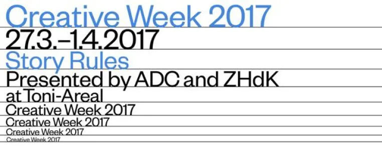 Bild: Creative Week presented by ADC & ZHDK, ADC Jurierung, Award-Night & Gala | 27.3. - 1.4.2017