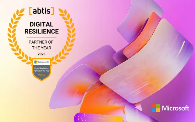 Bild: abtis gewinnt Microsoft Partner of the Year Award 2025 für digitale Resilienz in Europa