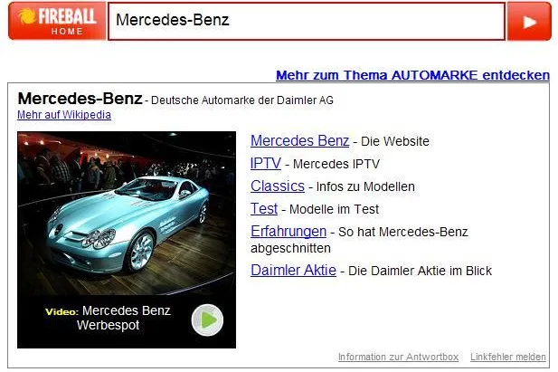 Bild: Fireball.de mit Vollgas – bereits 80'000 Seiten manuell geprüft