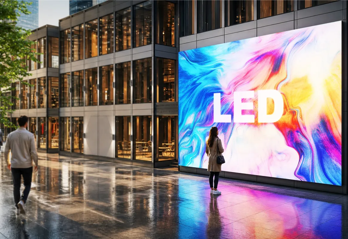 Outdoor LED-Videowand von TOPREGAL (© TOPREGAL)