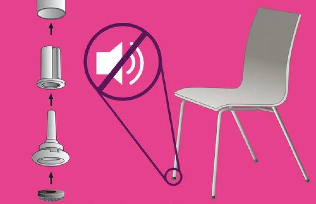 Bewegt Stühle flüsterleise: der neue QuickClick Silencer