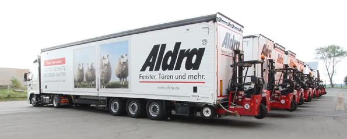 Neuer Aldra-Fuhrpark