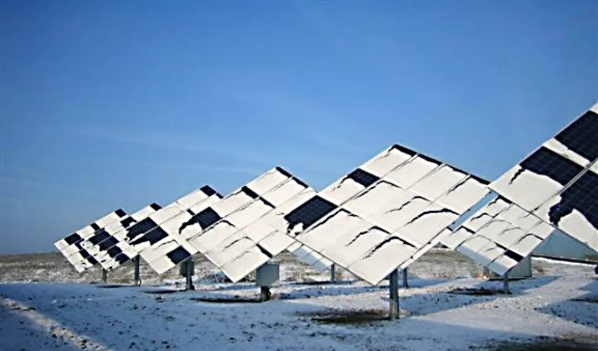 LORENTZ Solartracker im Schnee: Dettendorf