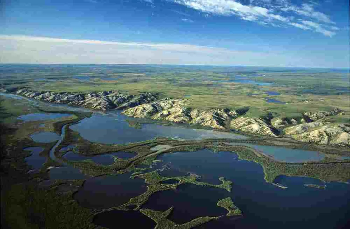 Mackenzie Delta in der Nähe von Inuvik (Bildnachweis: NWT Tourism & Terry Parker)