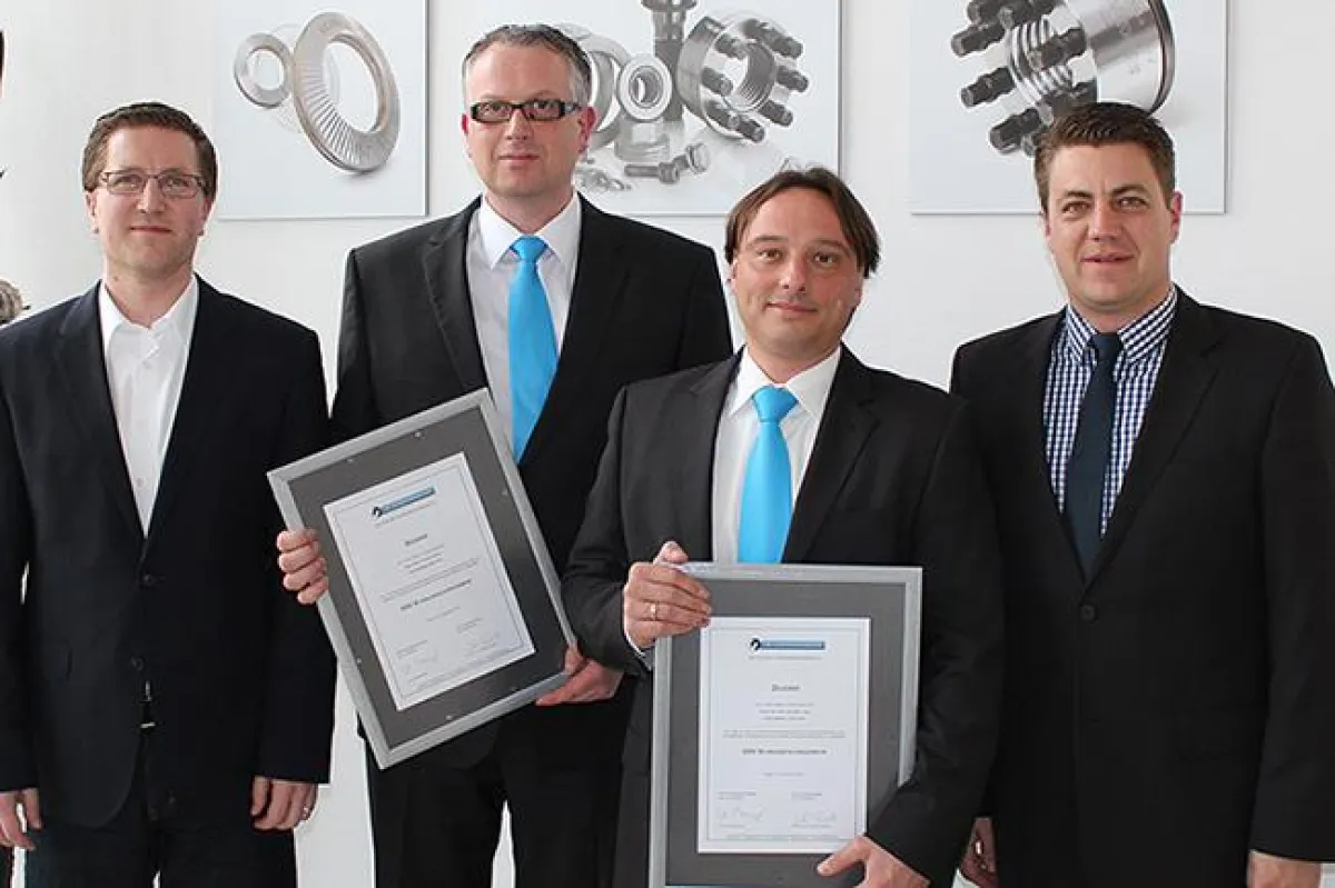 Nord-Lock gratuliert seinen Absolventen der Schraubfachausbildung.