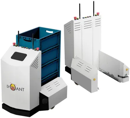 Stapelweiser Transport vom Boden Bild: Stapelweiser Transport vom Boden