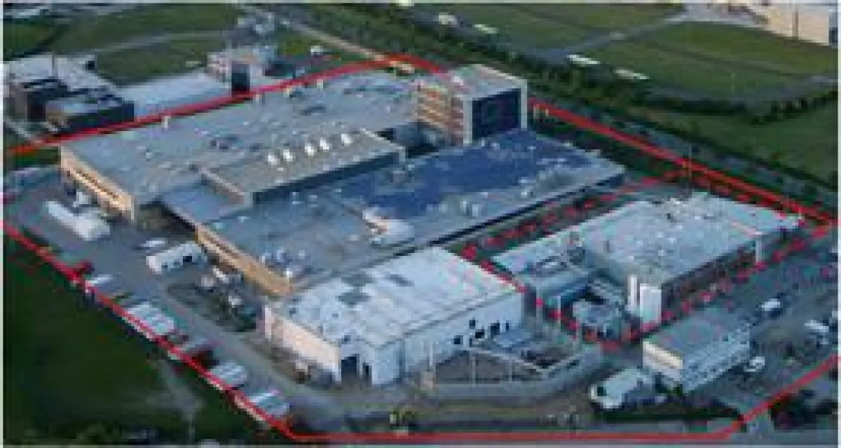 Das Q-Park-Areal - die gestrichelte Linie markiert die Halle, die Feha angemietet hat