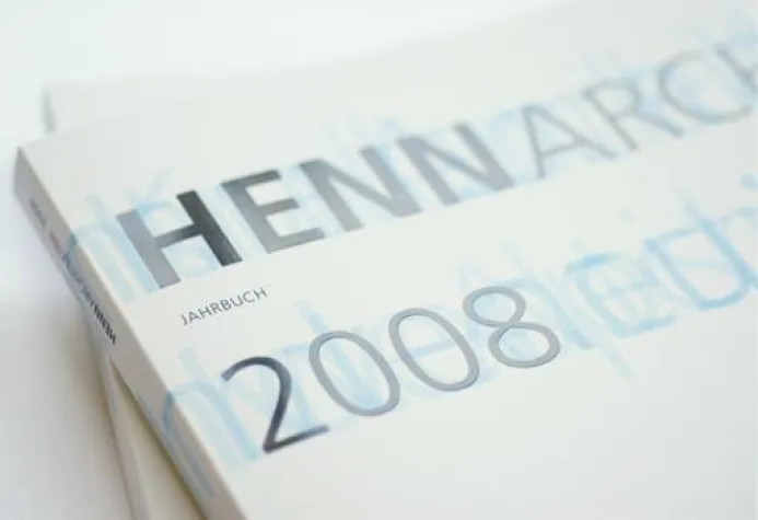 Bild: Zeichen & Wunder gestaltet Jahrbuch für Henn Architekten