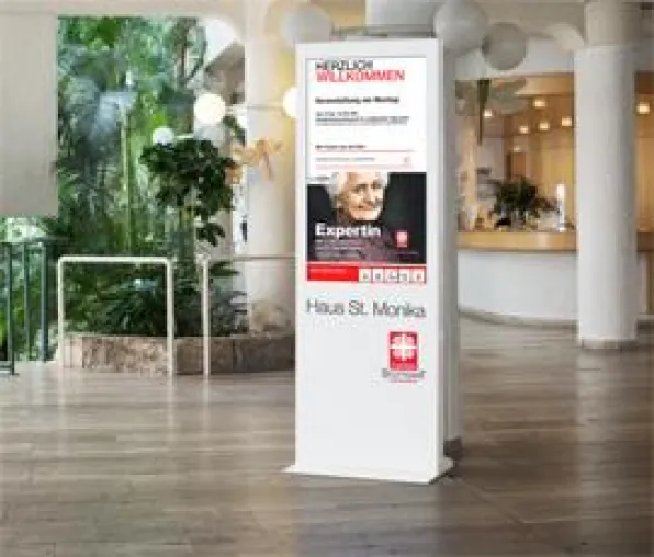 Bild: Caritas informiert durch virtuelle »Portiers«