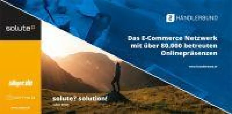 Kooperation von solute GmbH und Händlerbund: bessere Konditionen für On- und Offline-Händler sowie Kunden Bild: Kooperation von solute GmbH und Händlerbund: bessere Konditionen für On- und Offline-Händler sowie Kunden