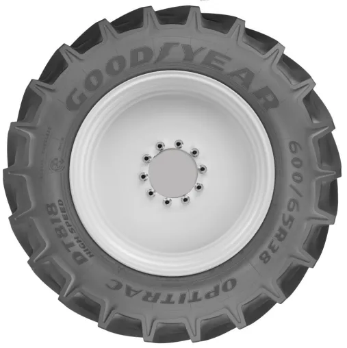 Goodyear führt neuen Hochgeschwindigkeitsreifen für die Landwirtschaft ein - Der OPTITRAC DT818 HIGH SPEED Bild: Goodyear führt neuen Hochgeschwindigkeitsreifen für die Landwirtschaft ein - Der OPTITRAC DT818 HIGH SPEED